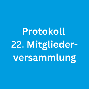 Protokoll 22. Mitgliederversammlung von German Water Partnership e.V.